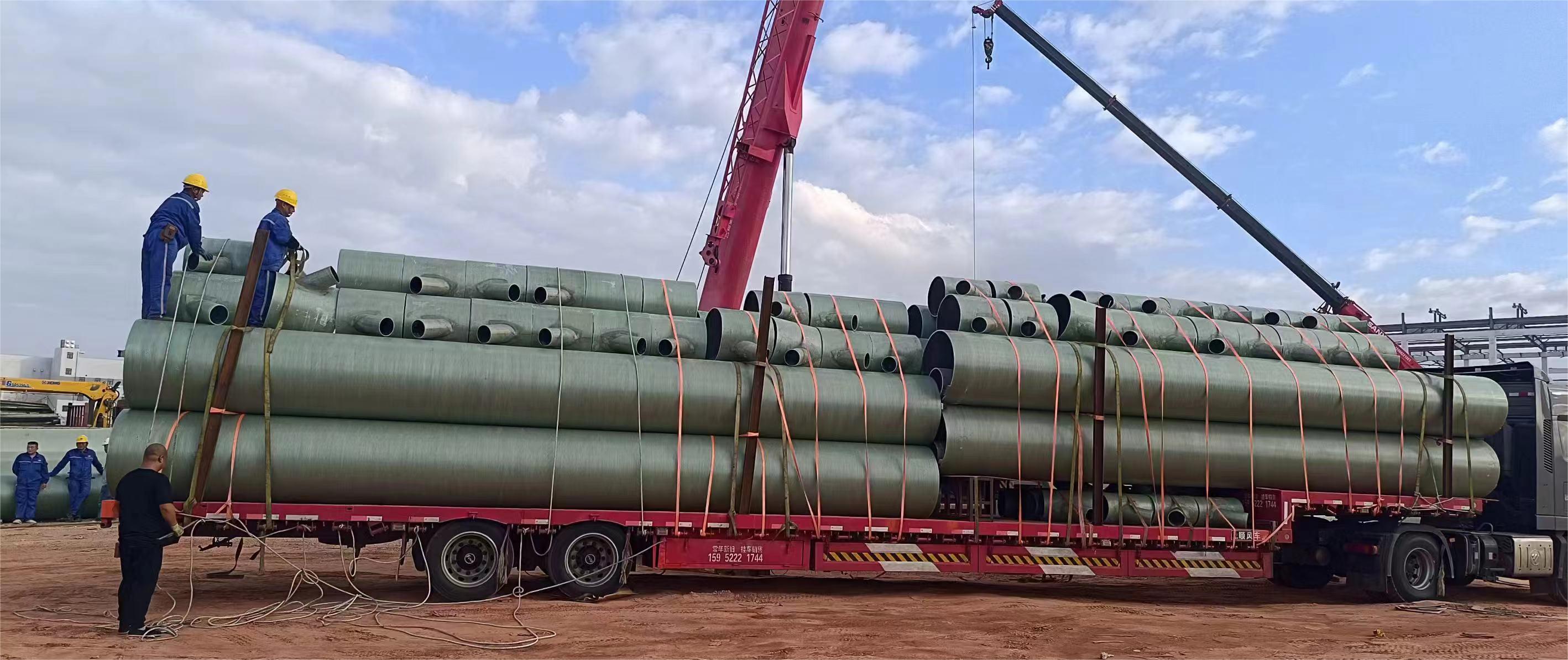 玻璃鋼管道發(fā)貨